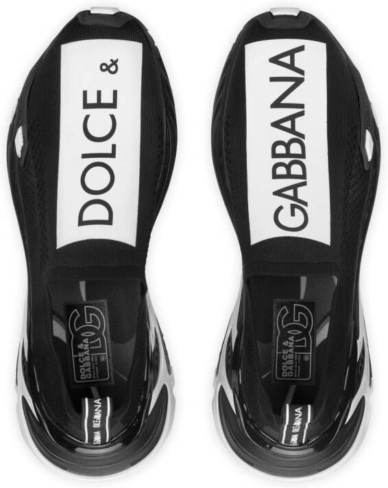 Dolce & Gabbana Fast mesh sneakers Zwart