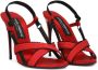 Dolce & Gabbana 105mm sandalen met gekruiste bandjes Rood - Thumbnail 2