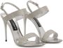 Dolce & Gabbana KIM DOLCE&GABBANA slingback sandalen verfraaid met kristal Zilver - Thumbnail 2