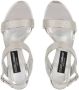 Dolce & Gabbana KIM DOLCE&GABBANA slingback sandalen verfraaid met kristal Zilver - Thumbnail 4