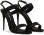 Dolce & Gabbana KIM DOLCE&GABBANA verfraaide satijnen sandalen Zwart - Thumbnail 2