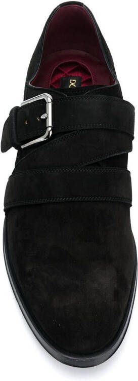 Dolce & Gabbana Suède gespschoenen Zwart