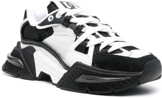 Dolce & Gabbana Tweekleurige sneakers Zwart