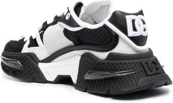 Dolce & Gabbana Tweekleurige sneakers Zwart