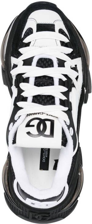 Dolce & Gabbana Tweekleurige sneakers Zwart