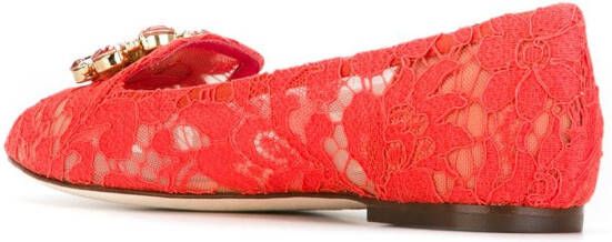 Dolce & Gabbana Vally slippers Rood