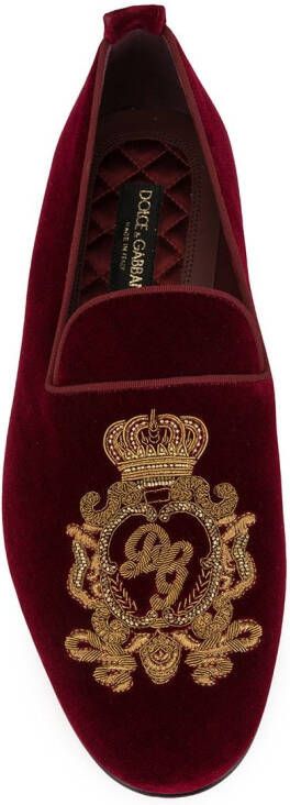 Dolce & Gabbana Vaticano slippers Rood