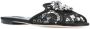Dolce & Gabbana Rainbow Lace sandalen met broche Zwart - Thumbnail 2