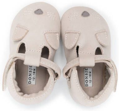 Donsje Ballerina's met 3D detail Grijs