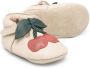 Donsje Babyschoenen met kersenpatch Beige - Thumbnail 2