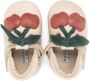 Donsje Babyschoenen met kersenpatch Beige - Thumbnail 3