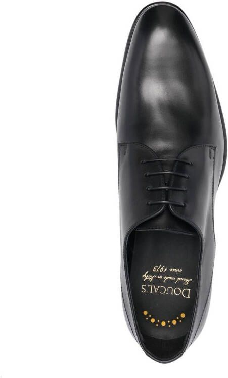 Doucal's Leren Derby schoenen Zwart