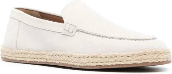 Doucal's Suède espadrilles met ronde neus Beige