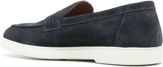 Doucal's Suède loafers met ronde neus Blauw