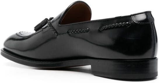 Doucal's Leren loafers Zwart