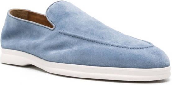Doucal's Suède loafers Blauw