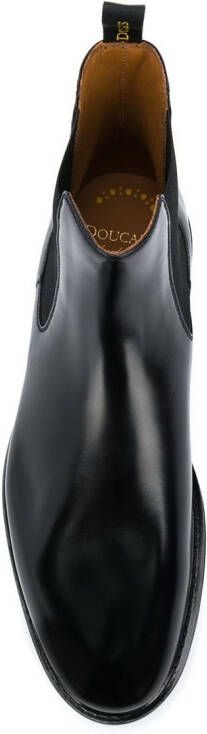 Doucal's Chelsea laarzen met ronde neus Zwart
