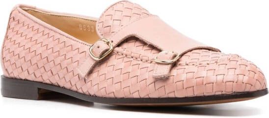 Doucal's Loafers met dubbele gesp Roze