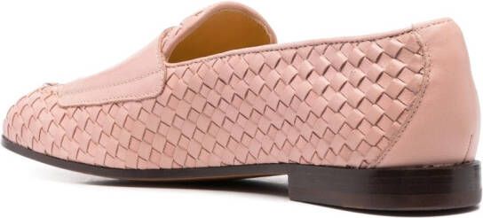 Doucal's Loafers met dubbele gesp Roze