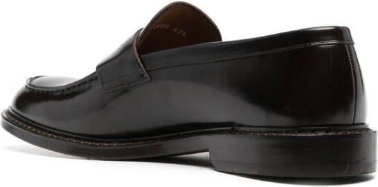 Doucal's Leren loafers Bruin