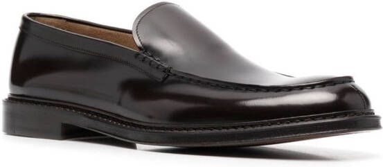 Doucal's Glanzende loafers Bruin