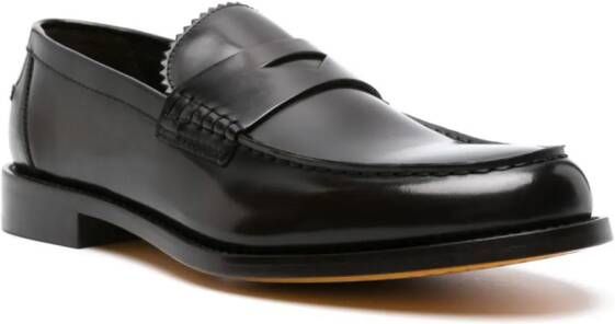 Doucal's Leren loafers Bruin