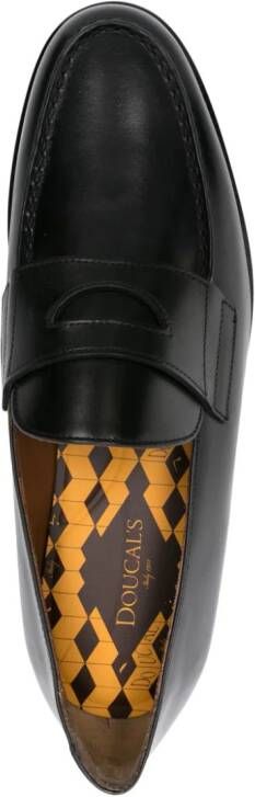 Doucal's Leren loafers Zwart