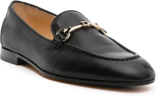 Doucal's Loafers met horsebitdetail Zwart