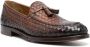 Doucal's Geweven leren loafers Bruin - Thumbnail 2