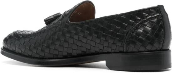 Doucal's Geweven leren loafers Zwart