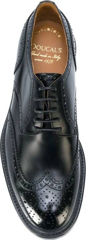 Doucal's lace-up brogues Zwart