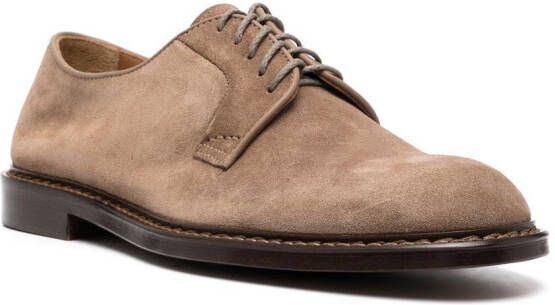 Doucal's Suède derby veterschoenen Beige