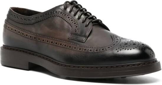 Doucal's Leren brogues Bruin