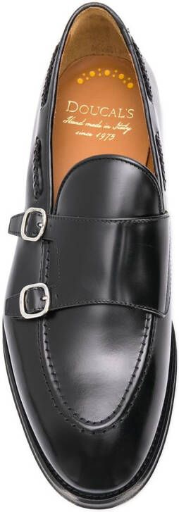 Doucal's Leren gespschoenen Zwart