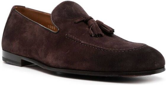 Doucal's Leren loafers Bruin