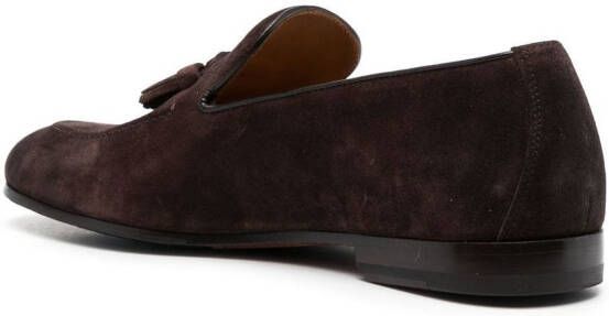 Doucal's Leren loafers Bruin