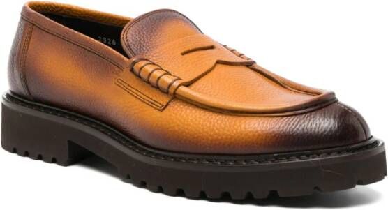 Doucal's Leren loafers Oranje