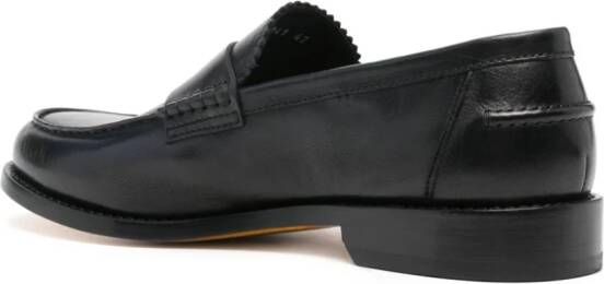 Doucal's Leren loafers Zwart