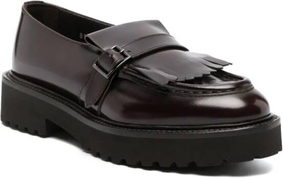 Doucal's Loafers met franje Rood