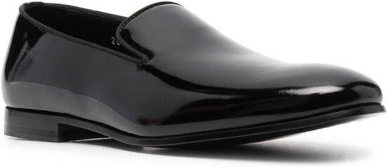 Doucal's Loafers met lakleer Zwart