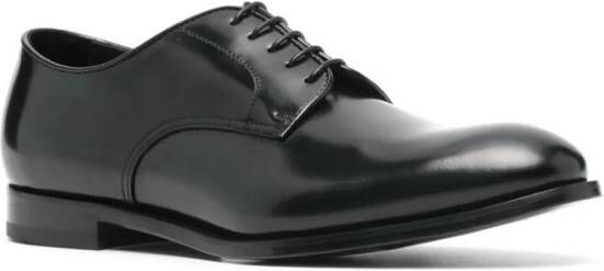 Doucal's Oxford schoenen van lakleer Zwart