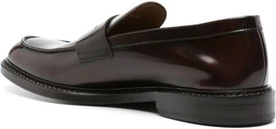 Doucal's Leren loafers Bruin