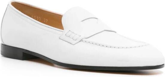 Doucal's Leren loafers Wit