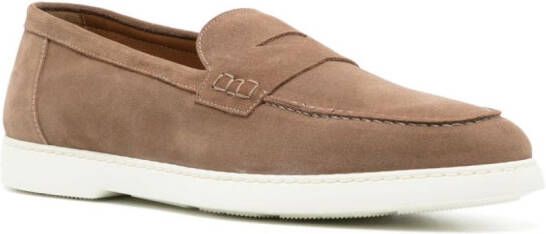 Doucal's Suède loafers Bruin