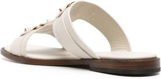 Doucal's Slippers met ronde neus Beige