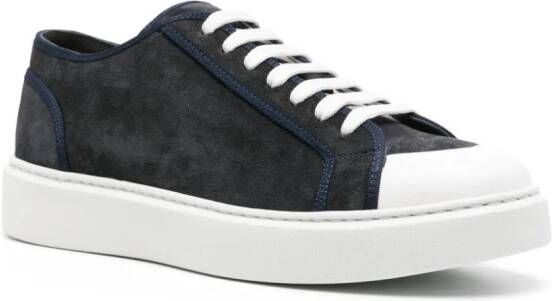 Doucal's Sneakers met rubberen neus Blauw
