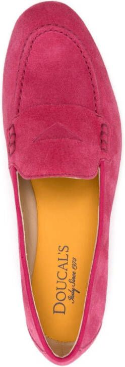 Doucal's Suède loafers Roze