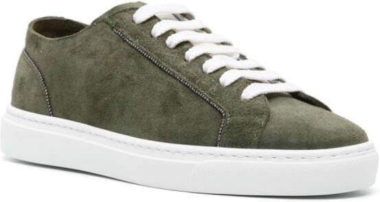 Doucal's Suède sneakers Groen