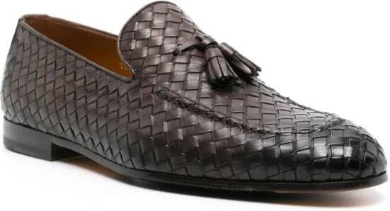 Doucal's Leren loafers Bruin