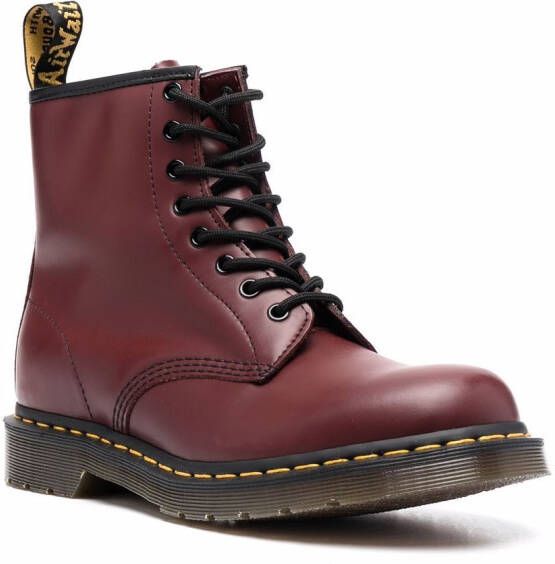 Dr. Martens 1460 leren veterlaarzen Rood